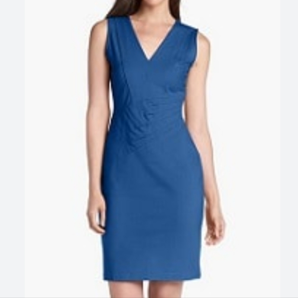 -- Kenneth Cole Reaction Blue Vnwck Dress Women's Size 6